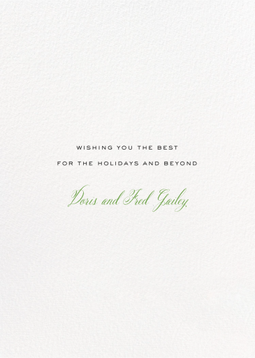 Confetti Branches (Multi-Photo) - Christmas Card by kate spade new york - Back