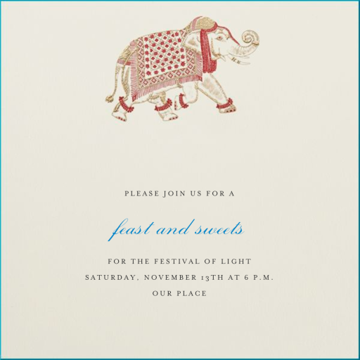 Engraved Elephant - Invitation by Bernard Maisner