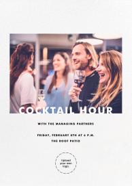 Tall Horizontal (Photo) - Dining & Drinks Invitation by Paperless Post