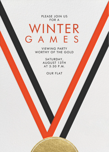 Medal - Sports Invitation by Paperless Post