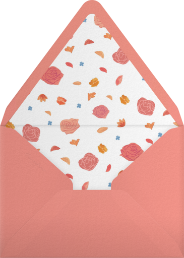 Champagne Petals - Paperless Post Envelope