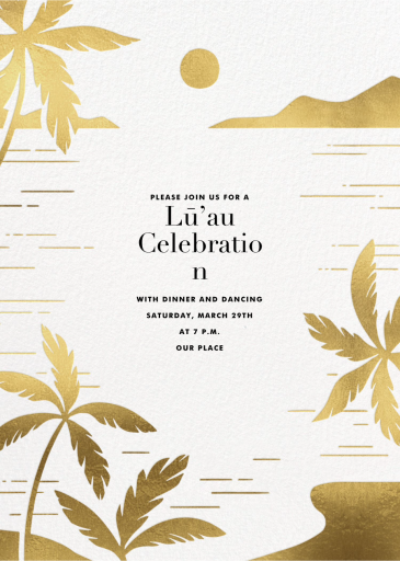 Moon Lagoon (Invitation) - Party Invitation by Paperless Post