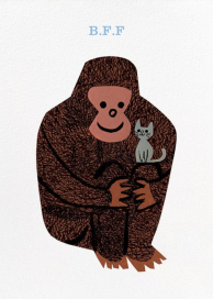 Koko Odd Ball (Christian Robinson) - Greeting Card by Red Cap Cards