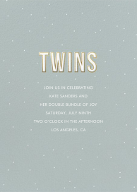 Gold Outline Block Lettering by Sugar Paper