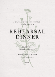 Fine Dandelion - Rehearsal Dinner Invitation by Paperless Post