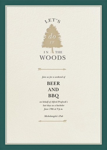 Party in the Bush by Derek Blasberg