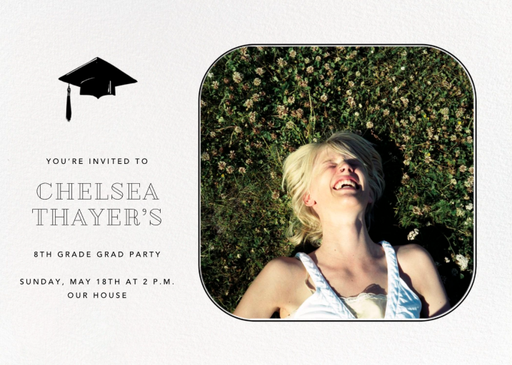Rounded Corners - Graduation Party Invitation by Paperless Post