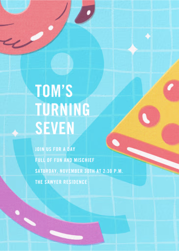 Floats Go By - Birthday Invitation by Paperless Post