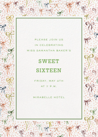 Sweet Bows (Riley Sheehey) - Birthday Invitation by Dogwood Hill
