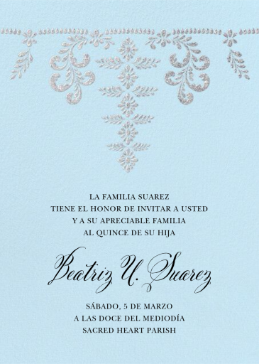 Ornate Occasion - Quinceañera Invitation by Paperless Post