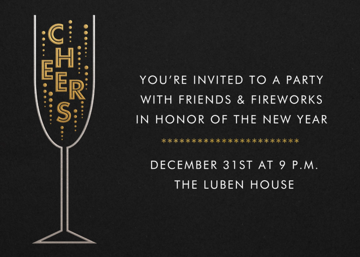 Cheers - Cocktail Party Invitation by Paperless Post