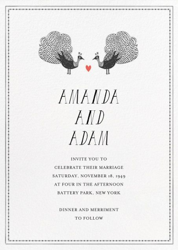 Mr. Waris - Wedding Invitation by Mr. Boddington's Studio