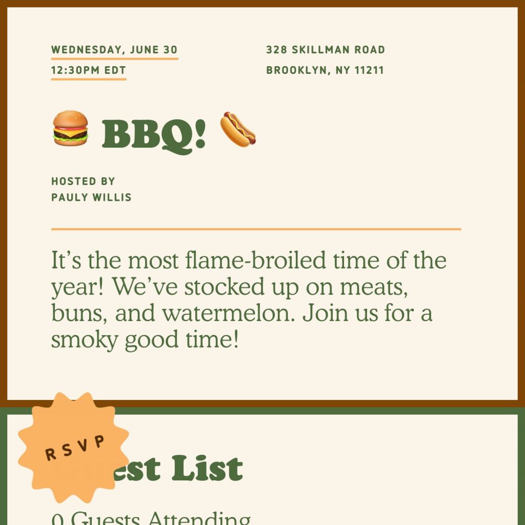 Paperless Post Flyer Customizable & Easy Event Pages