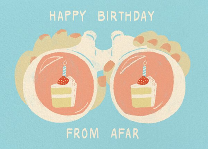 Binocular Birthday - Birthday Card by Paperless Post