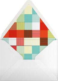 Wrapped in Plaid - Photo - Paperless Post Envelope