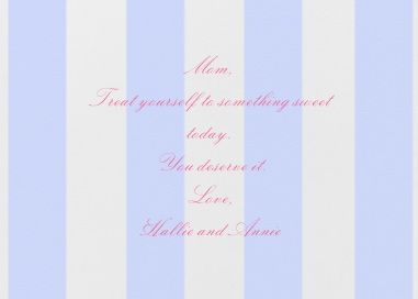 Awning Stripe - Mother's Day Card by Paperless Post
