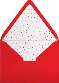 Hand Holding Cocktail Glass Invitation Envelope
