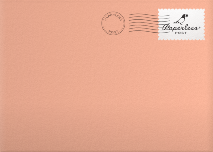 Bubble Up - Paperless Post Envelope