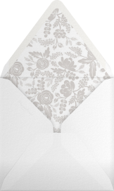 Heather and Lace (Photo Invitation) - Rifle Paper Co. Envelope
