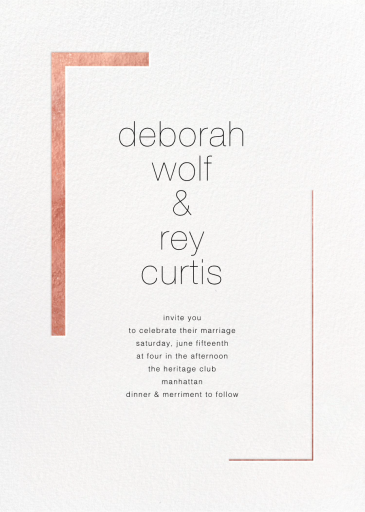 Ando - Wedding Invitation by Paperless Post