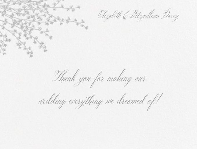 Forsythia Sprig - Stationery by Crane & Co.