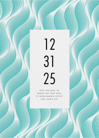 Vertical Waves - Invitation by Paperless Post