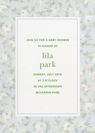 Antique Floral Border - Baby Shower Invitation by kate spade new york
