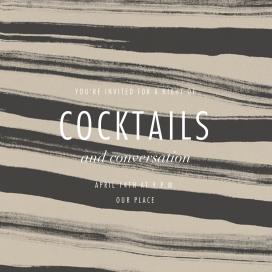 Beau - Cocktail Party Invitation by Kelly Wearstler