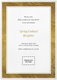 Triple Border (Customizable Template) - Corporate Reception Invitation by Paperless Post