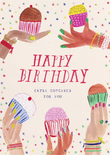 Pass Me a Cupcake (Greeting) - Birthday Card by Mr. Boddington's Studio
