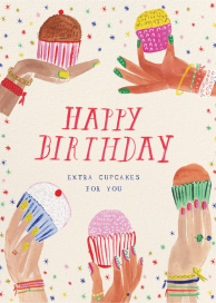 Pass Me a Cupcake (Greeting) - Birthday Card by Mr. Boddington's Studio