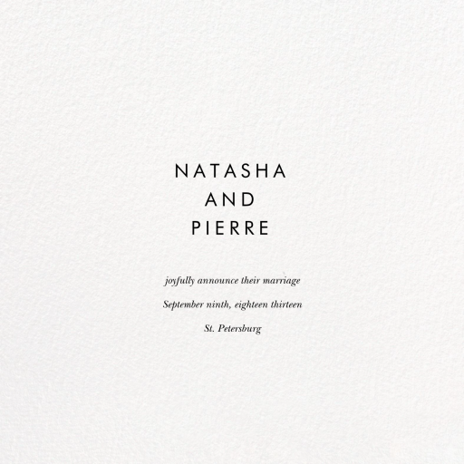 Heather and Lace (Photo Invitation) by Rifle Paper Co. - Back