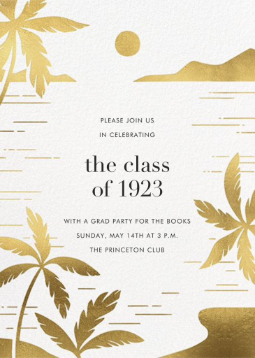 Moon Lagoon - Graduation Party Invitation by Paperless Post