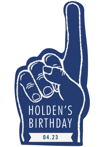 Giving a Finger - Birthday Invitation by Cheree Berry Paper & Design