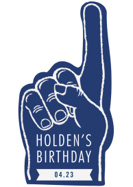 Giving a Finger - Birthday Invitation by Cheree Berry Paper & Design