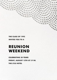 Savoy (Square) - Class Reunion Invitation by Paperless Post