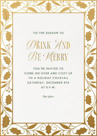 Golden Holly Tall by Paperless Post