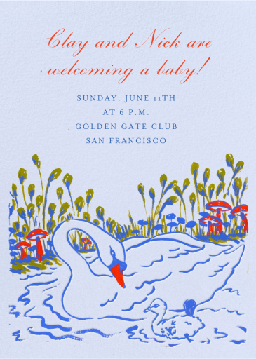 Mama Swan - Invitation by Iris + Marie