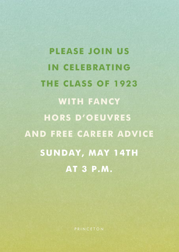 Gradient Full - Graduation Party Invitation by Paperless Post