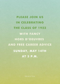 Gradient Full - Graduation Party Invitation by Paperless Post