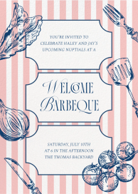 Barbecue Ingredients - Wedding Weekend Invitation by Paperless Post