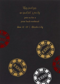 Vegas Bachelor Party - Bachelor/Bachelorette Party Invitation by Paperless Post