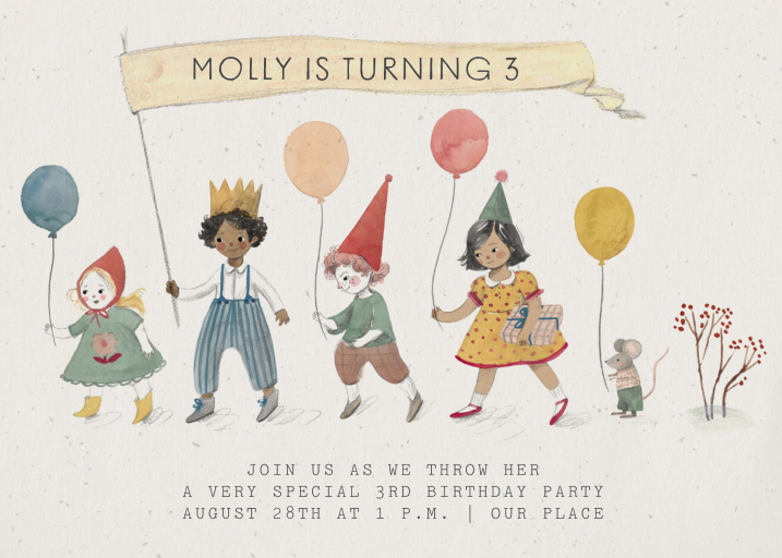 The Cake Club - Birthday Invitation by Merrilee Liddiard