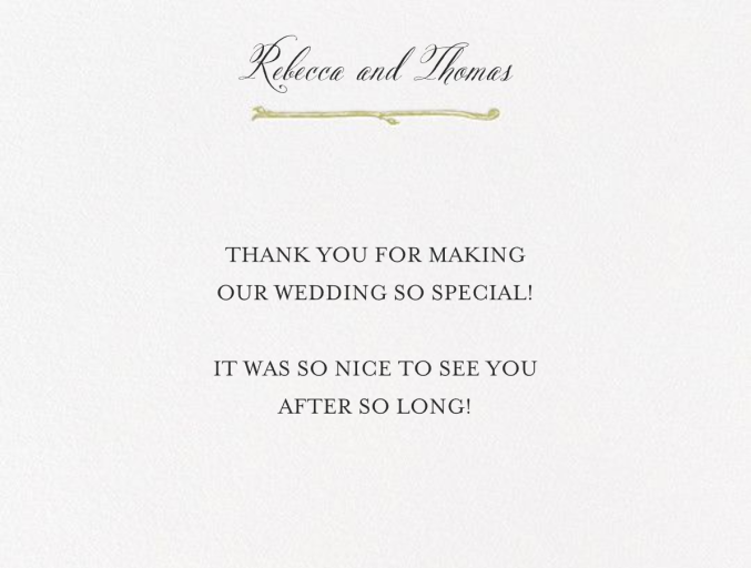 Hyde Park (Thank You) by Crane & Co.