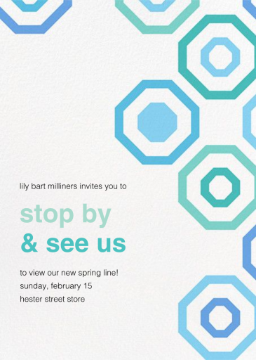 Octagons - Business Invitation by Paperless Post