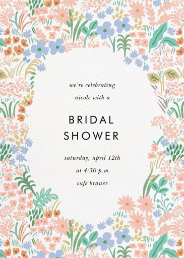 Pastel Meadow - Bridal Shower Invitation by Rifle Paper Co.
