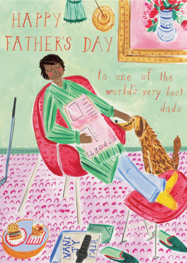 Dog Dad - Father's Day Card by Mr. Boddington's Studio