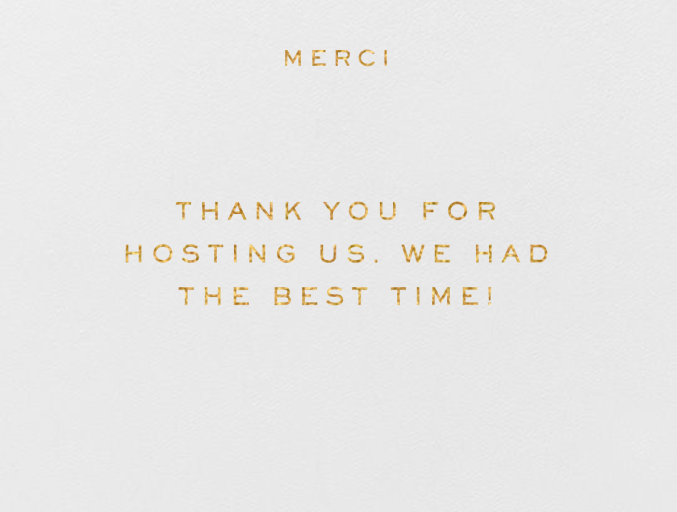 Merci (fine print) - Stationery by Paperless Post