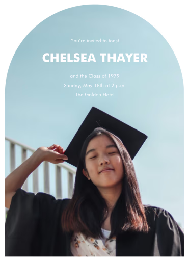 Custom (Arch) - Graduation Party Invitation by Paperless Post