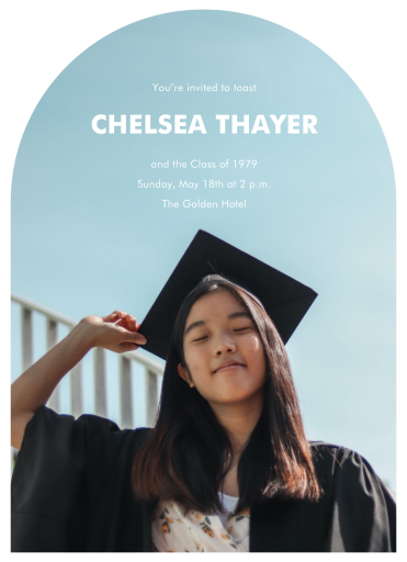 Custom (Arch) - Graduation Party Invitation by Paperless Post